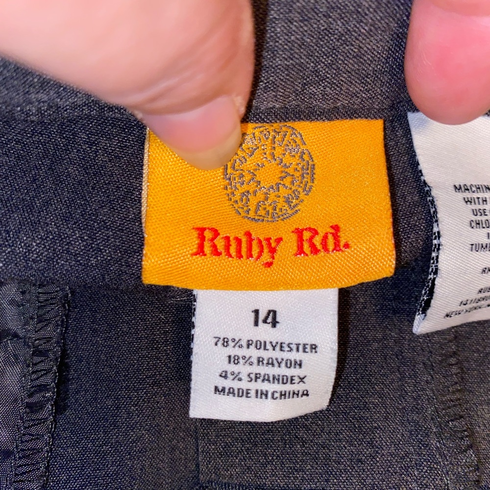 🩶♦️NWT Ruby Rd 14 Short Slacks🩶 - Picture 4 of 10